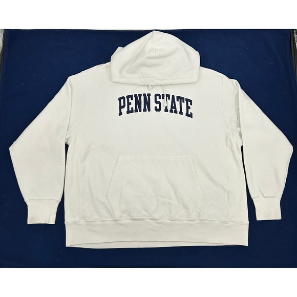 Champion Other - Champion Reverse Weave Hoodie Mens 2XL White Penn State Sweatshirt